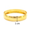 Altın Kaplama Düz Desensiz 1 cm Bilezik BLZ-3074