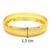 İmitasyon Bilezik Altın Kaplama 1.5 cm Noktalı Model BLZ-3087