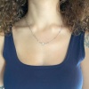 Gümüş Kolye Kadın Dorikalı Yıldızlı -  GK-271