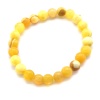 FerizZ Sarı Opal Doğal Taş Erkek Bileklik EBLK-496