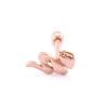 316L Çelik Zirkon Taşlı Rose Yılan Piercing PRC-157