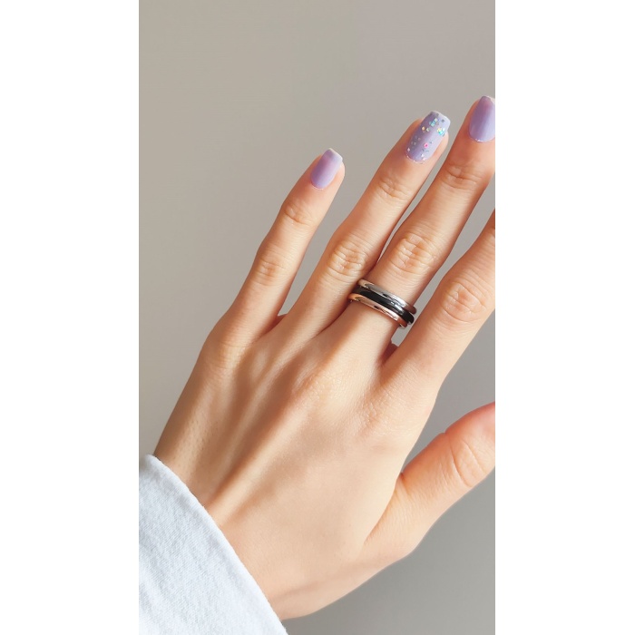 Çelik Alyans Yüzük Rose 2 mm YZK-219