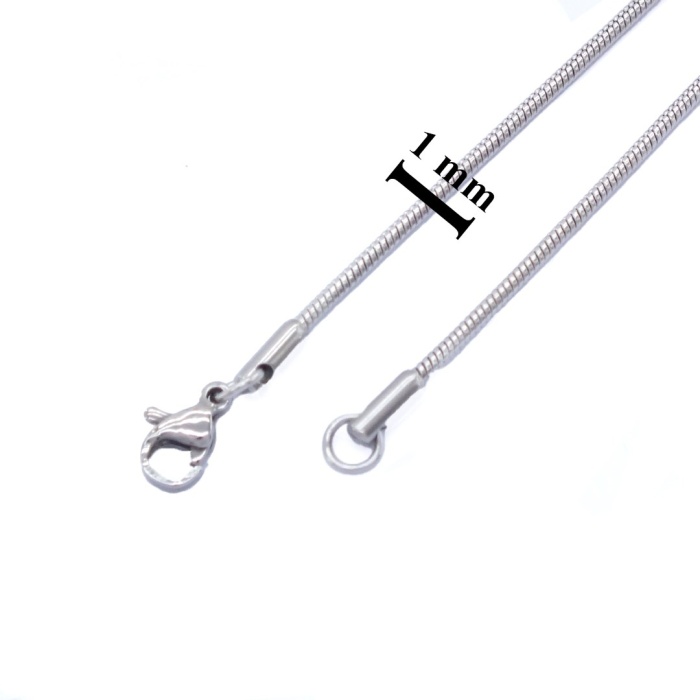 Çelik Zincir 316L İnce Oval Kesim 1.5 MM ZN-204