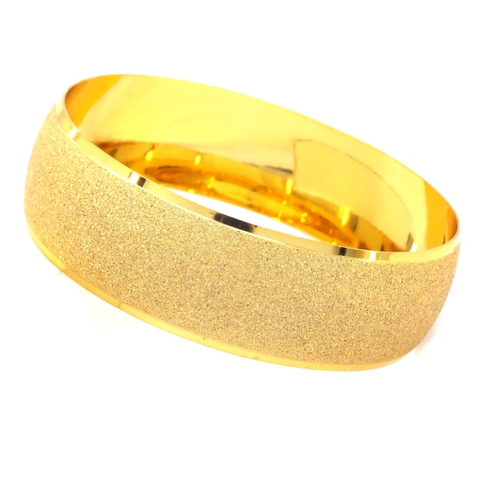 Altın Kaplama Simli Model Bilezik 2 cm BLZ-3036