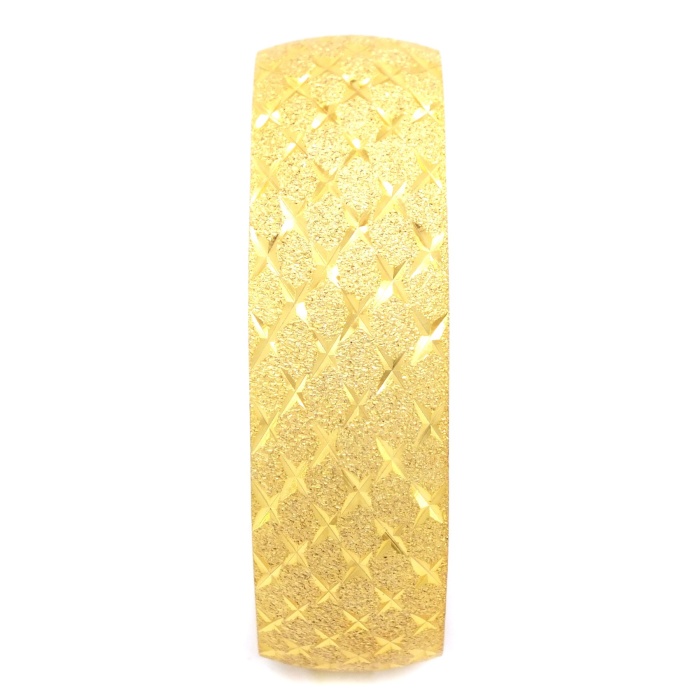 Altın Kaplama Baklava Yıldız  Model Bilezik 2 cm BLZ-3037