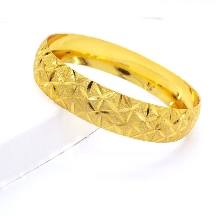 Altın Kaplama Yıldız Model Bilezik 1.5 cm BLZ-3042