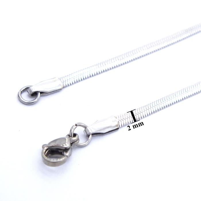 Çelik Zincir 316L Balık Sırtı Model 2 MM ZN-215