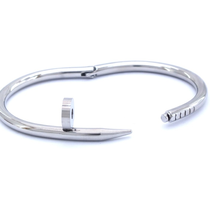 Çelik Kelepçe Bileklik Çivi Model Unisex BLZ-376
