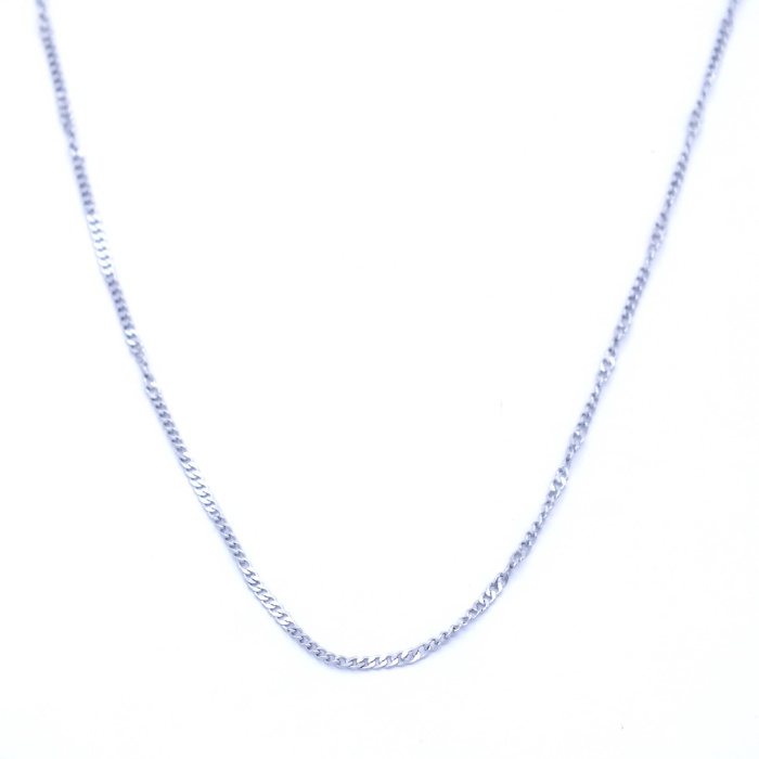 Çelik Zincir 316L İşlemeli İnce Figaro Model - ZN-219