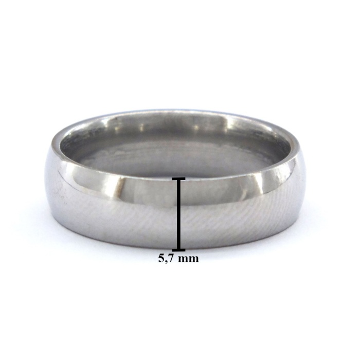 Çelik Alyans Yüzük Düz Model YZK-414