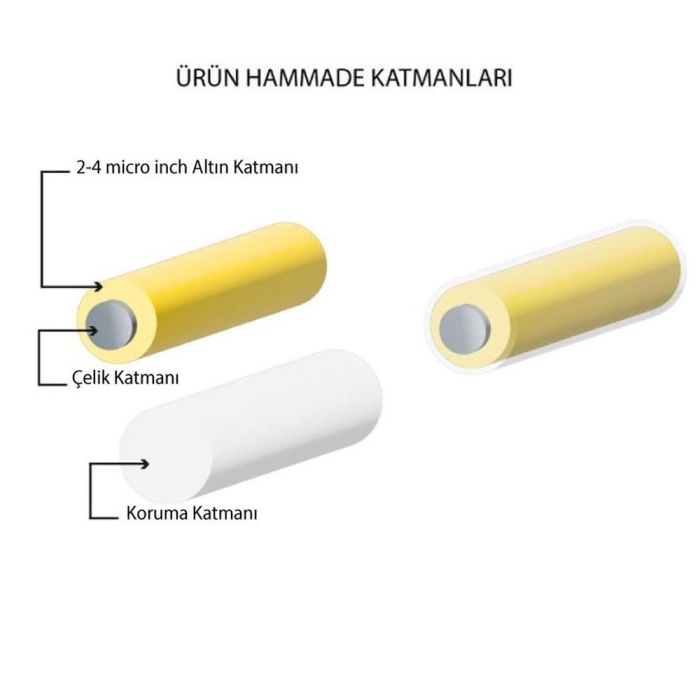Altın Kaplama Halka Küpe Bombeli Halka Küpe UNK-689