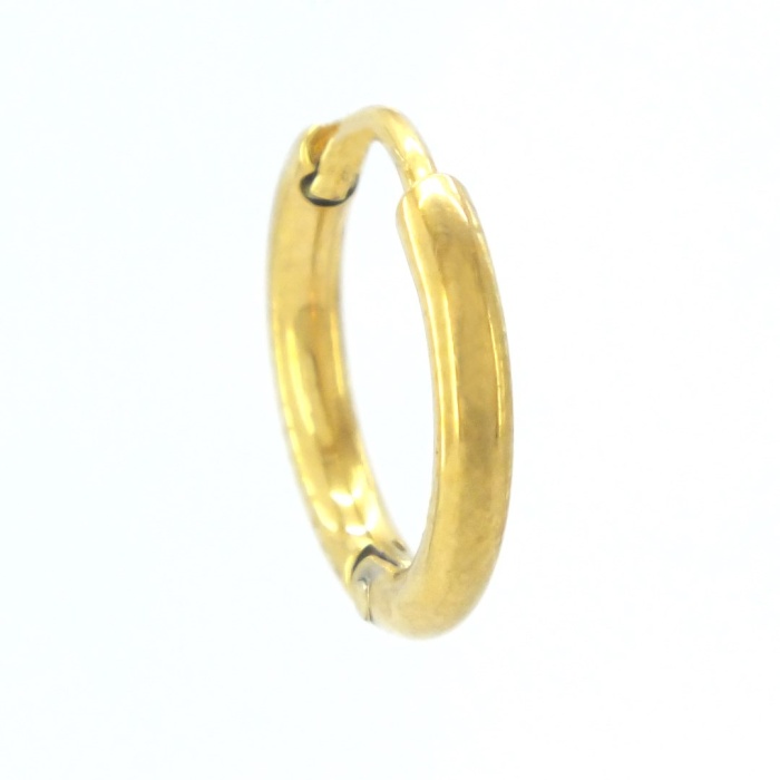 Altın Kaplama Halka Küpe 1,5 CM Halka Küpe UNK-709
