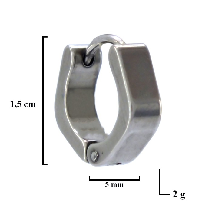 Çelik Halaka Küe 316L 5mm Beşgen Model UNK-717