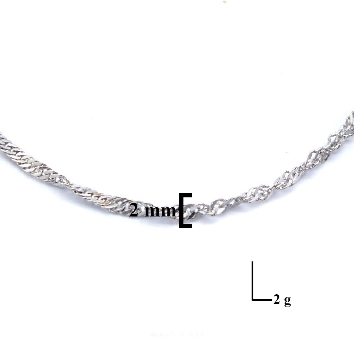 Çelik Zincir 316L Singapur Model - ZN-249