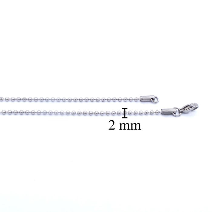 Çelik Zincir 316L Unisex Model 2 MM  ZN-292