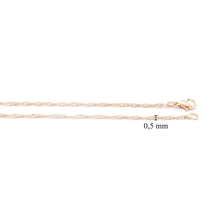 Çelik Zincir 316L Rose Singapur Model 0.5 MM ZN-304