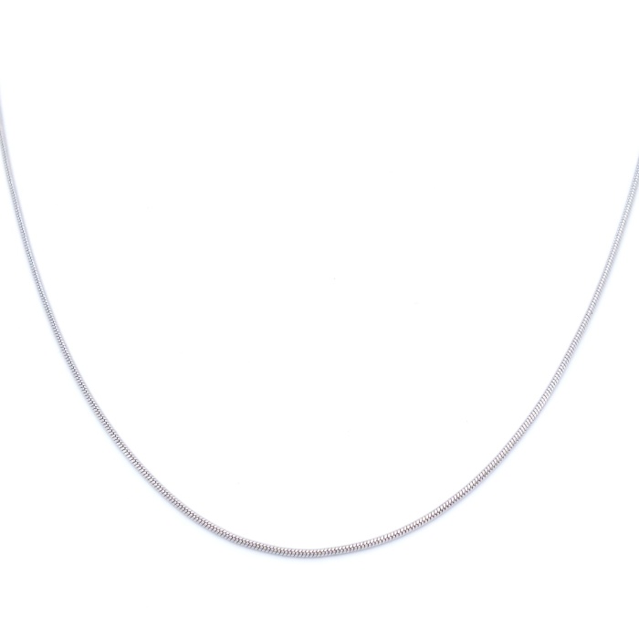 Çelik Zincir Kolye Oval Kesim 1 MM ZN-302