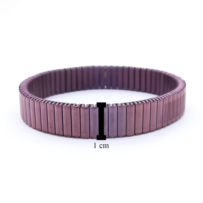 316L Çelik Rose Pembe iİtalyan Charm Erkek Kelepçe Bileklik EBLK-410