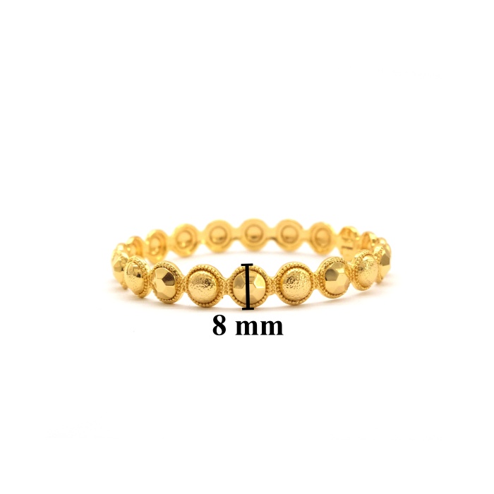Çelik Kelepçe Altın Kaplama Kadın Hint Model BLZ-603