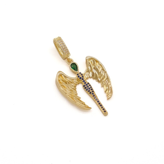 Ajda Charm Çelik Altın Kaplama Kadın Melek Model-CHR-111