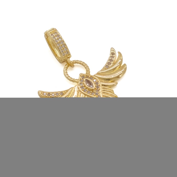 Ajda Charm Çelik Altın Kaplama Kadın Melek Model-CHR-123