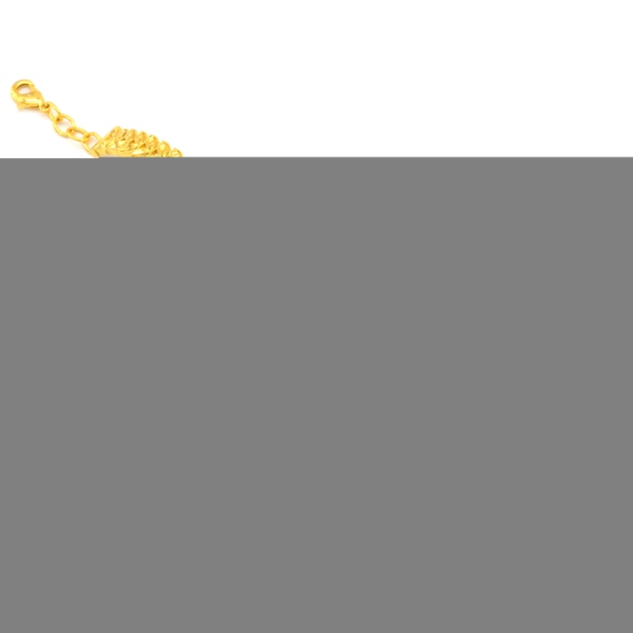 Çeyrek Altın Çerçeve Bileklik Çelik Altın Kaplama Arpa Model-BLZ-639