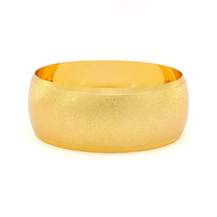 Altın Kaplama Simli  Bilezik 3 cm BLZ-3041