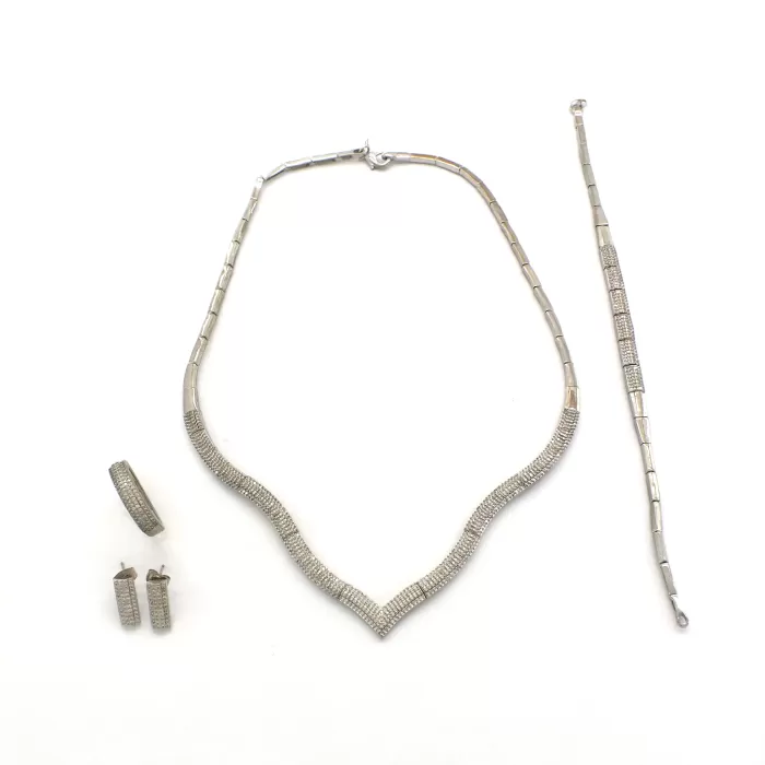 Çelik Taşlı Su Yolu Model Kadın Set SET-165