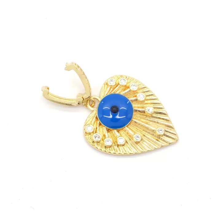 Ajda Charm Çelik Altın Kaplama Kadın Nazar Boncuklu Model-CHR-105