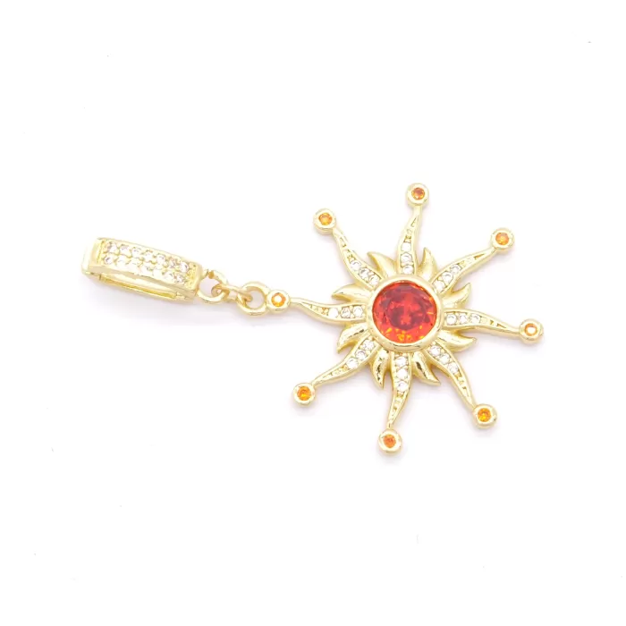 Ajda Charm Çelik Altın Kaplama Kadın Güneş Model-CHR-110
