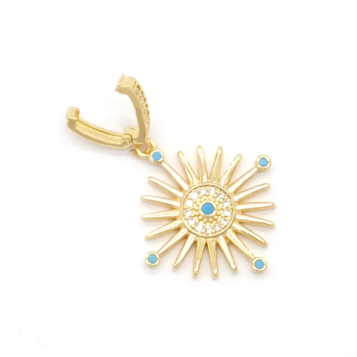 Ajda Charm Çelik Altın Kaplama Kadın Güneş Model-CHR-117