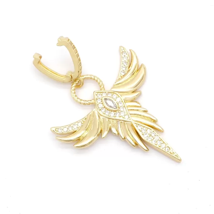 Ajda Charm Çelik Altın Kaplama Kadın Melek Model-CHR-123