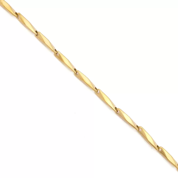 Altın Kaplama Küp Model Erkek Bileklik EBLK-509