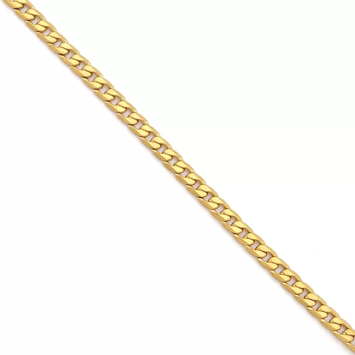 Çelik Bileklik Altın Kaplama Erkek Figaro Model-EBLK-517