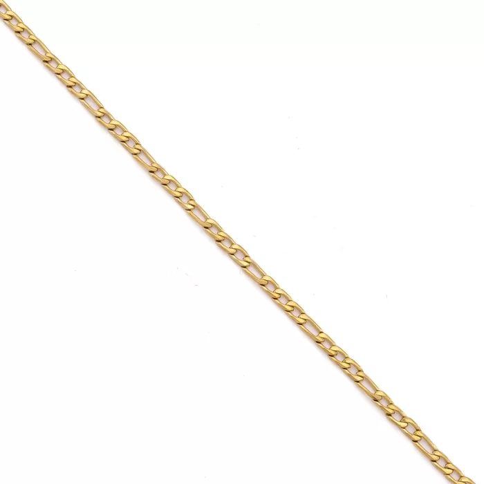 Çelik Bileklik Altın Kaplama Erkek Figaro Model-EBLK-521