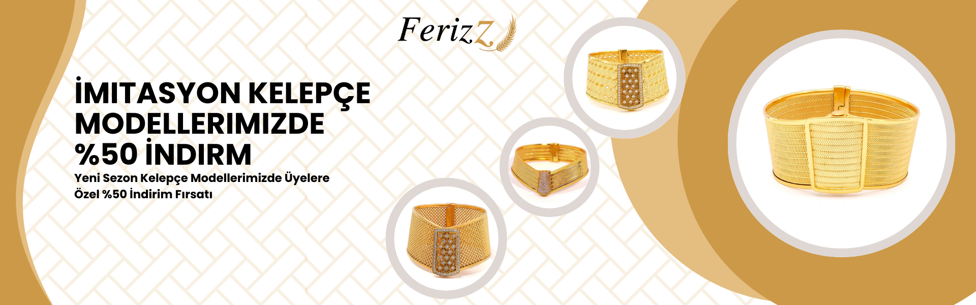 Kelepçe Modellerinde %50