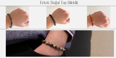 Erkek Doğal Taş Bileklik: Doğanın Enerjisini Taşıyan Zarif Tasarımlar