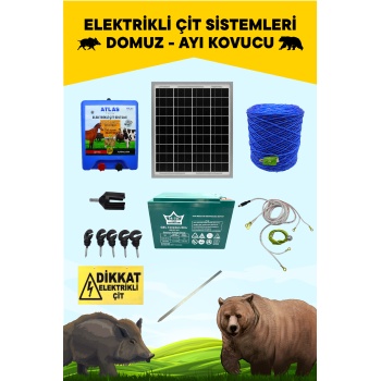 ATLAS ELEKTRİKLİ ÇİT 5 YIL GARANTİ 2000MT PROFESYONEL ÖMÜRLÜK ÜRÜN NO4