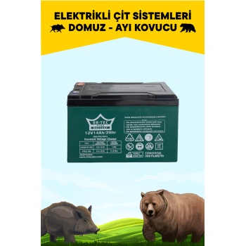 ATLAS 12 VOLT 14 AMPER JEL AKÜ