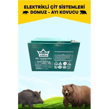 ATLAS 12 VOLT 24 AMPER JEL AKÜ