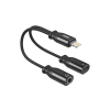 Atlas Ca115 Ligthning To Lightning Ve 3,5mm Jack Çevirici Kablo
