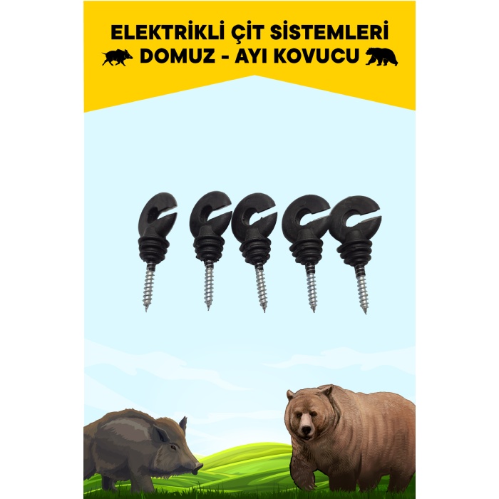 ATLAS ELEKTRİKLİ ÇİT 250 ADET İZALATÖR