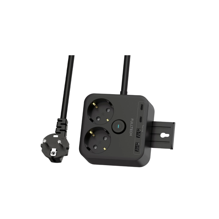 Termal Akım Korumalı Isıya Dayanıklı 2’li Du Tipi Priz 2x Usb 2x Type-c