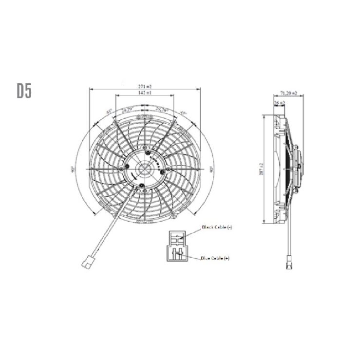 10 KOMPLE YASSI INCE EMICI AKSIYEL HELIS FANLI 5702110120005 12V