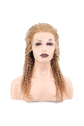Afro Dalga Front Lace Gerçek Tül Peruk - Balköpüğü - 60-65cm