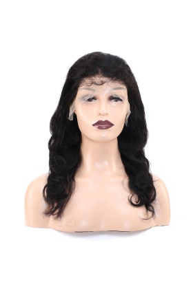 Front Lace Gerçek Tül Peruk Dalgalı  - Doğal - 55-60cm