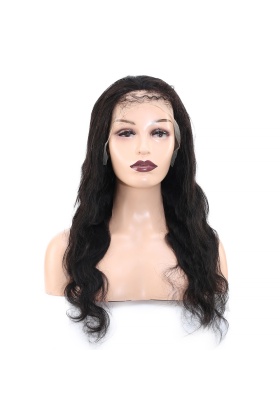 Front Lace Gerçek Tül Peruk Dalgalı  - Doğal - 65-70cm
