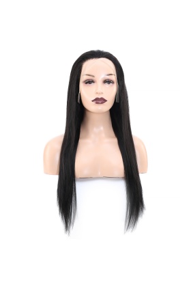 Front Lace Gerçek Tül Peruk Düz - Doğal - 65-70cm