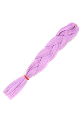 Simli Lila Örgülük Saç 100 Gr.