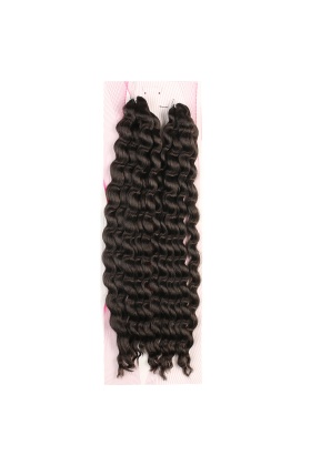 Nice Bulk Afro Su Dalgası Saç - Kahverengi